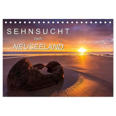 Sehnsucht nach Neuseeland (Tischkalender 2026 DIN A5 quer), CALVENDO Monatskalender
