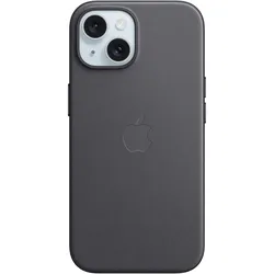 Apple Feingewebe Case mit MagSafe (Apple iPhone 13, Apple iPhone 14, Apple iPhone 15), Smartphone Hülle, Schwarz