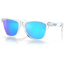 Oakley Frogskins Sapphire, Sonnenbrille - Transparent Blau/Violett-Verspiegelt