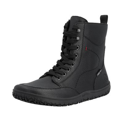Winterboots RIEKER, Damen, Gr. 42, schwarz, Lederimitat, Schuhe Winterboots, Schnürboots, Outdoorschuh mit wasserabweisender Rieker TEX Membran
