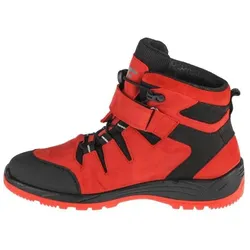 4F, Jungen, Wanderschuhe, Trek Jr Schuhe (29), Schwarz, Rot