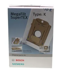 Bosch Siemens 00468265 4x Staubsaugerbeutel Typ:K +1 Filter (siehe Beschreibung)