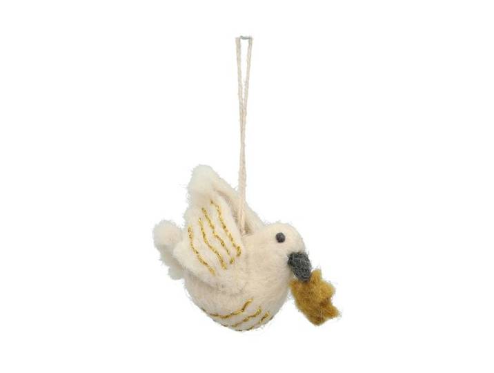 Hanger, vilt, vredesduif met ster