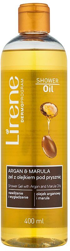 Lirene Shower Oil Argan and Marula Shower Gel with Argan and Marula Oils 400 ml