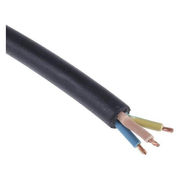 RS PRO H05RRF 3 Core 1.0mm rubber cable 100m (100 m) (H05RRF 3x1.0)