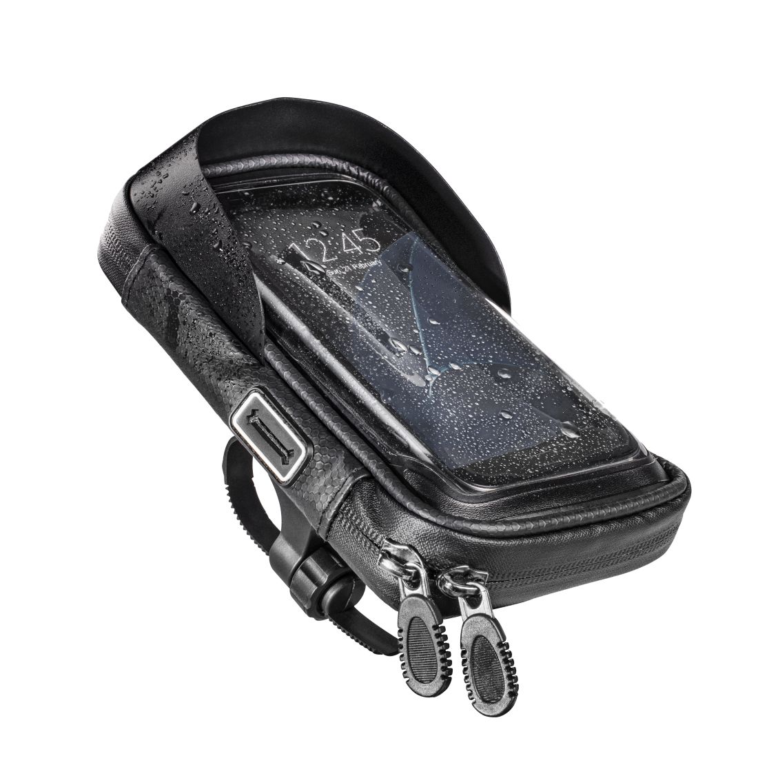 Hama 201973 Handy Fahrrad- / Motorrad-Tasche Schutzhülle (Schwarz) 00201973