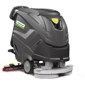 Cleancraft Scheuersaugmaschine SSM 700, Arbeitsbreite 70 cm, Akku 2x 105 Ah, mit Antrieb, 2 Tellerbürsten, bis 3150 m²/h