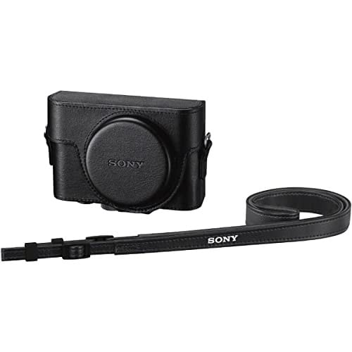 Sony LCJ-RXK Lederlook Beschermhoes voor Sony CyberShot DSC-RX100 Serie, Zwart