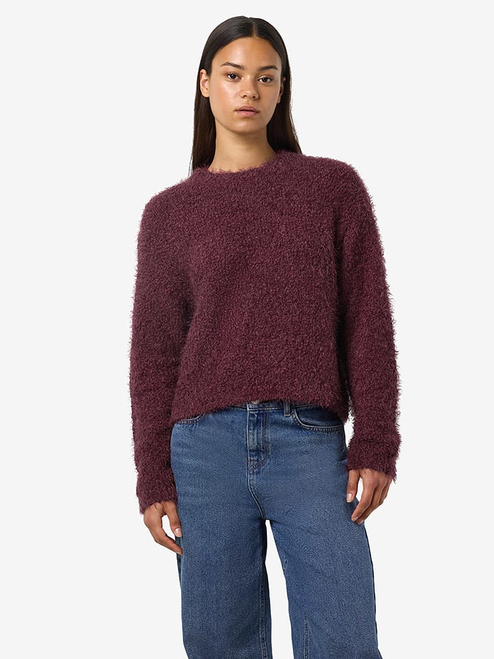 Noisy may Pullover in Bordeaux - S