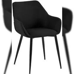 CLP Esszimmerstuhl Luena schwarz/Stoff