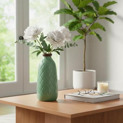 Sagebrook Home Neutral Ceramic Vase