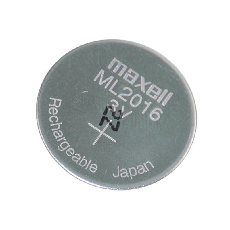 Maxell ML2016 Li-ion oplaadbare knoopcel, 3V, 25mAh