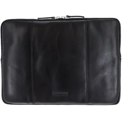 Leonhard Heyden Cambridge Laptophülle Leder 35 cm (16"), Notebooktasche, Schwarz