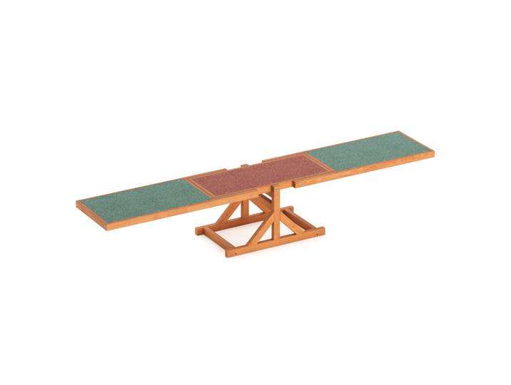 Agility Hundewippe 179 x 30 cm natur/grün/rot
