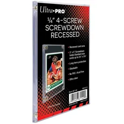 Ultra Pro: Screwdown Recessed Holder - 1/4 Kartenschutz"