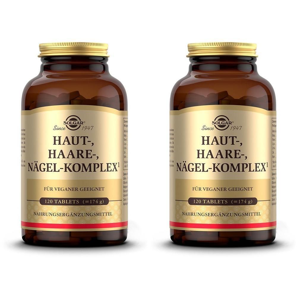 Solgar Haut Haare Nägel Komplex Tabletten x2 2x120 St