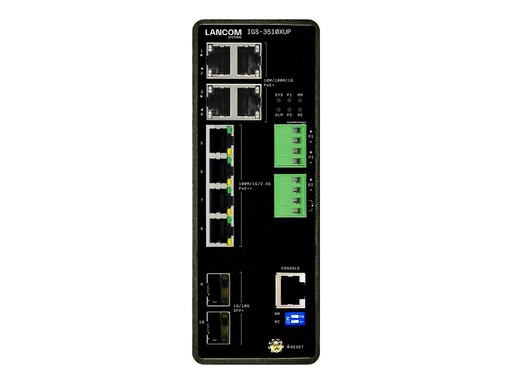 Lancom IGS-3510XUP - Switch - industriell - L3 - managed - 4 x 10/100/1000/2.5G (PoE++) (61912)