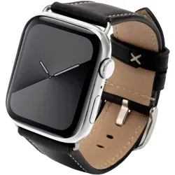JT Berlin Watchband Charlie (42 mm, 44 mm, 45 mm, 49 mm, Edelstahl), Uhrenarmband, Schwarz