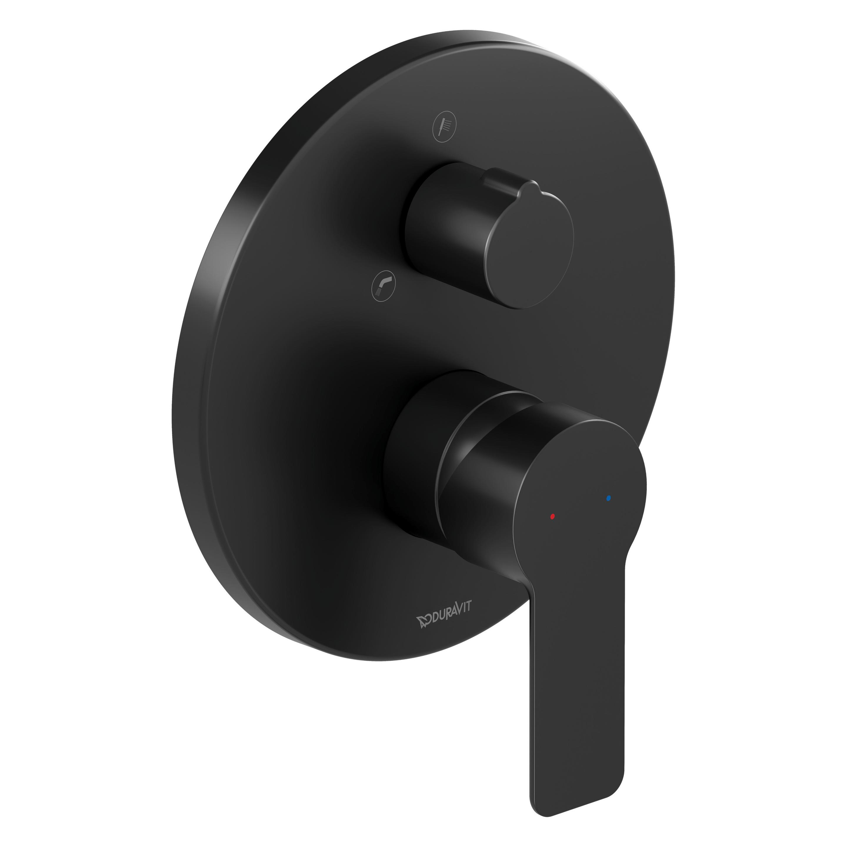 Duravit D-Code Einhebel-Wannenmischer Unterputz, 2 Verbraucher (DC5210012046)