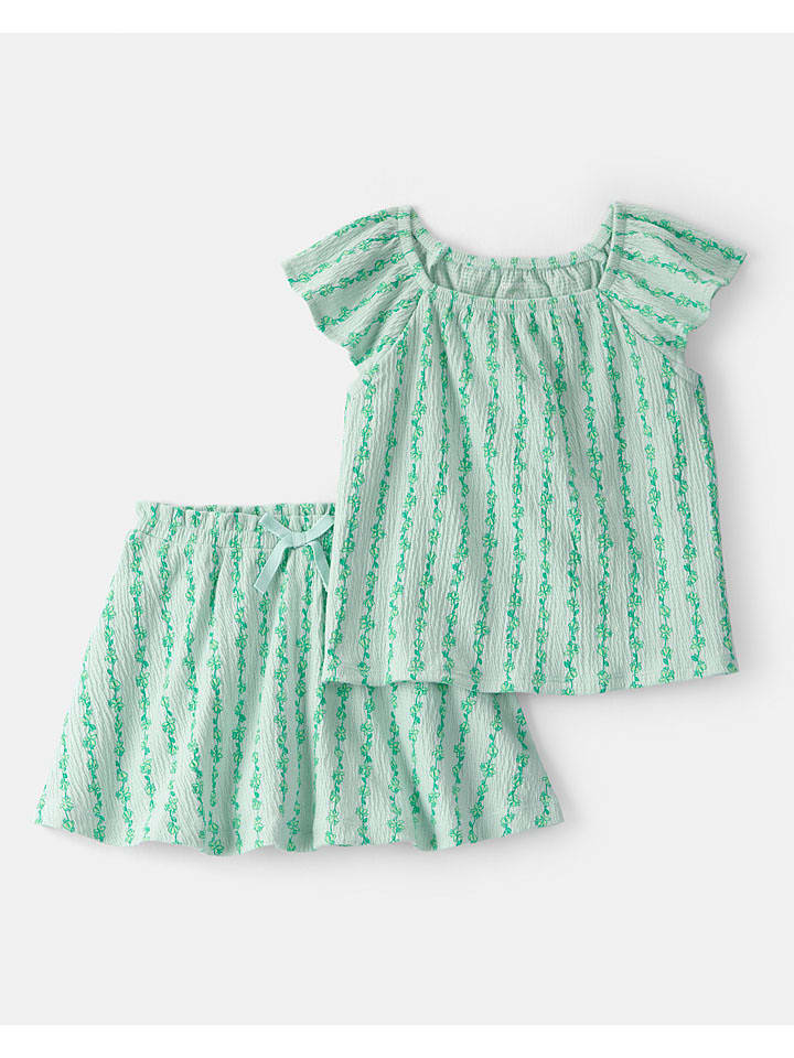 carter's 2tlg. Outfit in Grün - 104