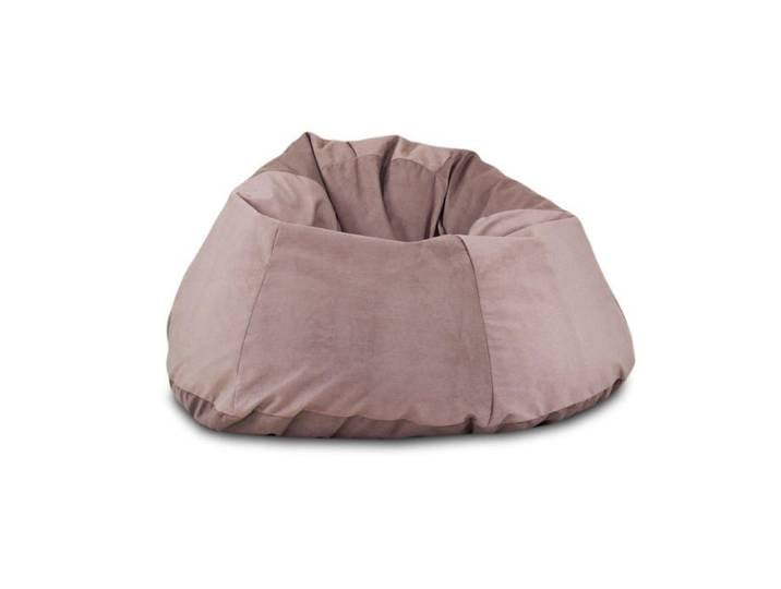 Pouf Relax pouf déhoussable coussin microfibre fauteuil ergonomique pouf rembourré Marron Clair A57 XXL