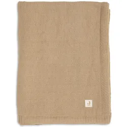 Jollein, Babydecke, Decke Kinderbett 100x150cm Sprinkle Knit - Hazel/Fluffy (150 x 100 cm)