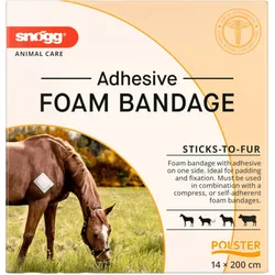 Snögg Animal Care Foam Bandage, 14 x 200 cm - elastischer Schaumverband für Tiere