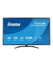 iiyama 43"W LCD 4K UHD VA Black (X4373UHSU-B2)