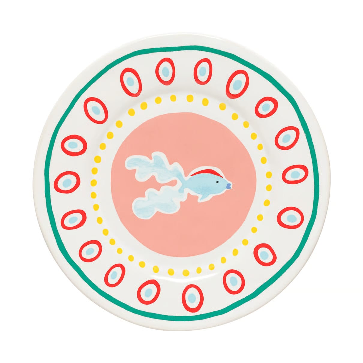 Costa Nova Summer Bliss Guppy dessertbord, multicolour, Ø 22 cm