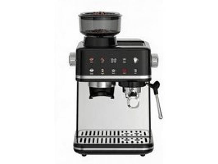 Garvee Machine Expresso Porte-Filtre 20 Bar 1550W Broyeur Conique 30 Moutures Buse Vapeur Infusion Froide & Chaude Cappuccino