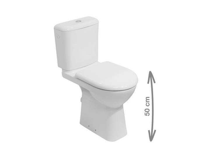 Cuvette à poser PMR 360mm x 480mm x 670mm avec évacuation verticale (H8236170000001)