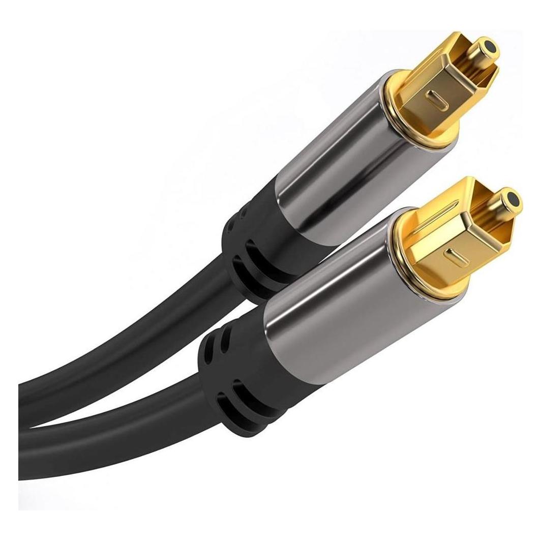 PremiumCord Kabel Toslink M/M, 6mm, 1,5m, schwarz (1.50 m, Toslink Kabel) (kjtos6-015)