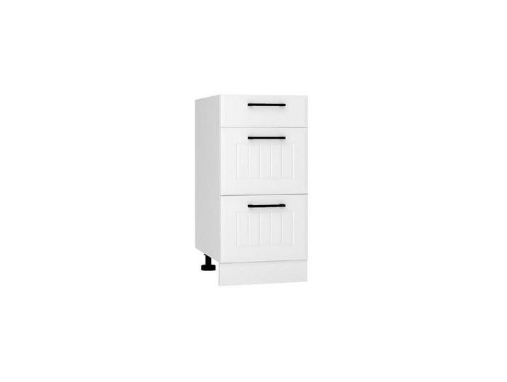 ROYAL24_MARKT Unterschrank D40S3 - Arvion - 3 Schubladen für effiziente Organisation (Küchen Unterschrank, 1-St., Premium - Arvion) Hochwertig - Modern - Exklusiv