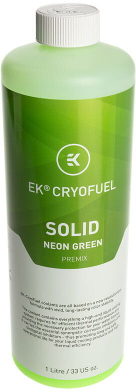 EK Water Blocks EK-CryoFuel Solid Premix, Neon Green - 1000ml
