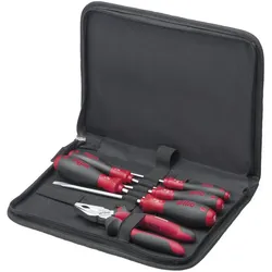Wiha, Werkzeugkoffer, Mechaniker Werkzeugtasche (6 Teile)