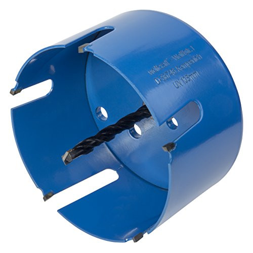 Wolfcraft Universele gatenzaag met opspandoorn, voorgemonteerd, snijdiepte 60 mm