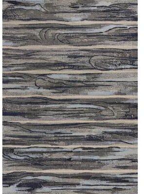 Domani Dreams Abstract Striped Modern Rug