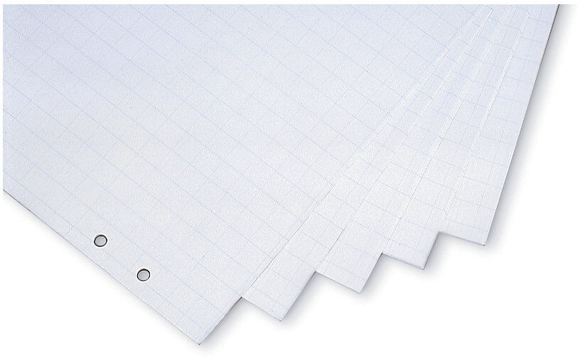 Flipchart-Papier, Format 650 x 930 mm, plan liegend, VE 5 Blöcke à 20 Blatt magnetoplan