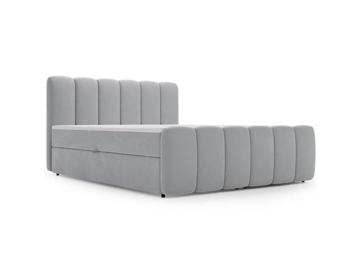 Graingold Boxbett Cloud 140x200 Hellgrau, 140x200 cm, Schlafzimmer, Betten, Boxspringbetten