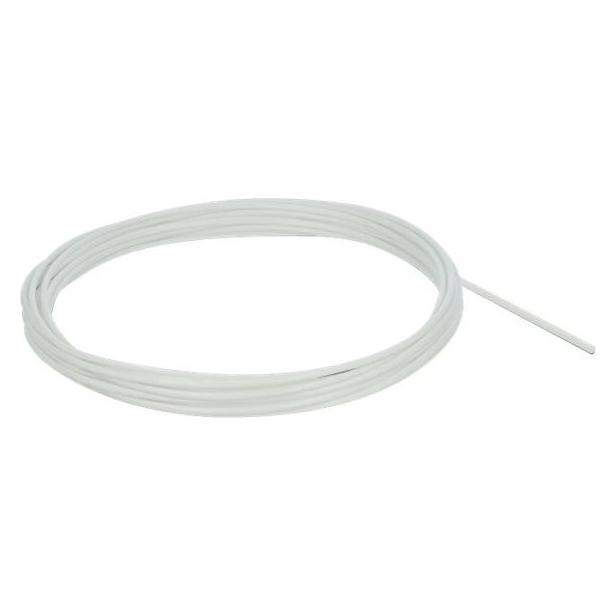 Delock Schutzschlauch Glasfasergeflecht 10 m x 2 mm weiss (Kabelschlauch, 1000 cm) (18924)