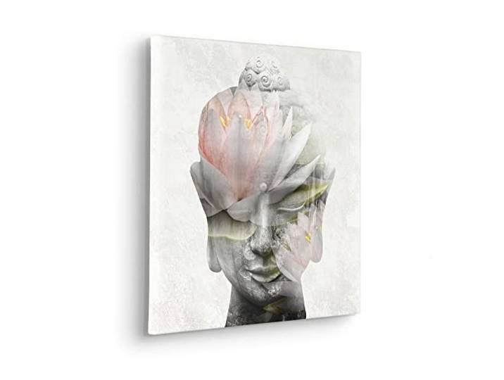 Komar Keilrahmenbild im Echtholzrahmen - Wellness Time - Größe 40 x 40 cm - Wandbild, Kunstdruck, Wanddekoration, Design, Wohnzimmer, Schlafzimmer