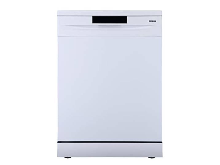 Gorenje G S620 C10W Freistehender Geschirrspüler/ 60cm / 14 Maßgedecke / 3 Körbe / 5 Programme/Inverter PowerDrive Motor/SpeedWash/TotalDry/vollständiger Überlaufschutz/Weiß