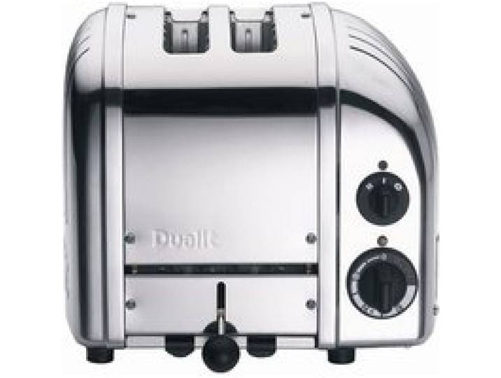Grille-pain électrique - DUALIT - NewGen 2 verrous - 2 tranches - Gris poli - 1200 W