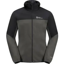 JACK WOLFSKIN Herren Funktionsjacke FELDBERG HOODY M, Größe M in Grau Grau