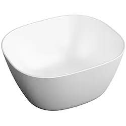 VitrA Plural Aufsatzschale hoch rechteckig 45 x 38 x 22 cm Sanitärkeramik Edelweiß,7811B401-0016 7811B401-0016