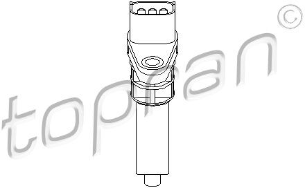Topran Sensor, Wegstrecke 207 446 Für Opel Vaughall