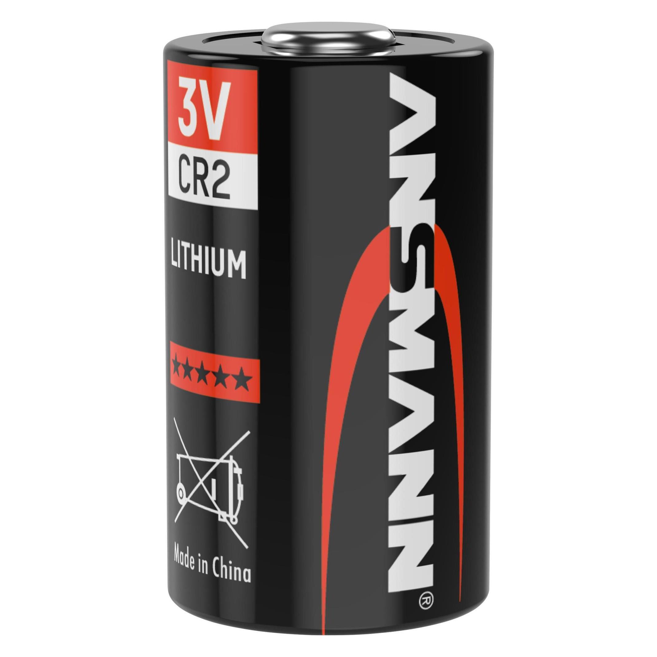 Ansmann Batterie CR2 - Li (1 Stk., CR2, 850 mAh) (5020021)