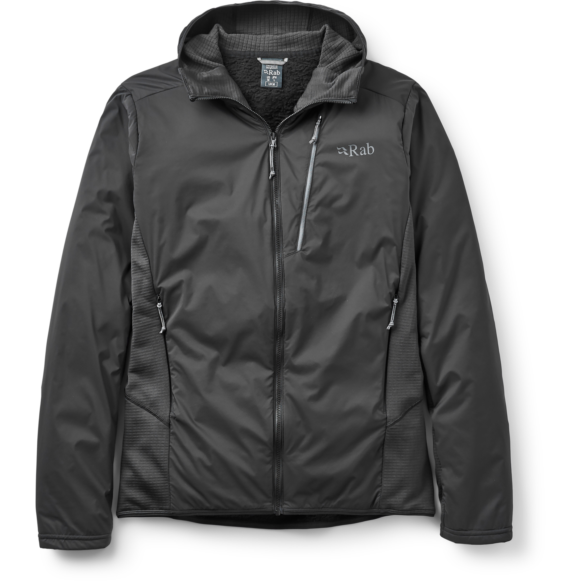 Rab Ascendor Summit Herren Fleecejacke black Größe M Alpinklettern | Sportklettern | Bergsteigen Windabweisend Wasserabweisend