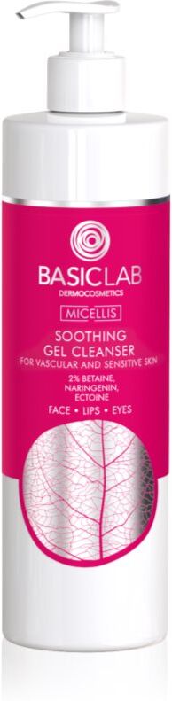 BasicLab Dermocosmetics Micellis beruhigendes Reinigungsgel für empfindliche und gerötete Haut 300 ml