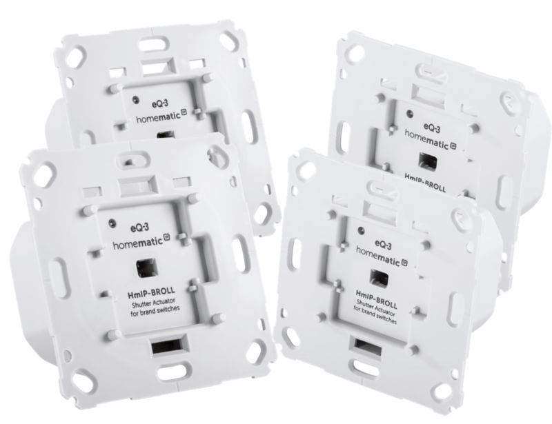 Homematic IP Rollladenaktor für Markenschalter - Unterputz HmIP-BROLL • 4er Pack 151322A0_4ER